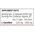 Blade L-Carnitine 1000 (body shaping formula, 100 capsules)