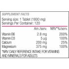 Blade CaMg + B6 + D3 (calcium-magnesium, 120 Tablets)