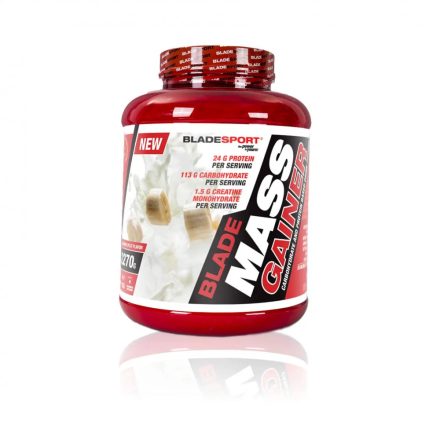 BLADE  Mass Gainer (Carbohydrate and protein based sports drink powder with amino acids, plant extracts, vitamins and sweetener)