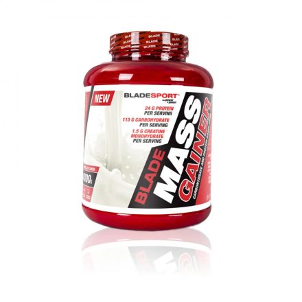 BLADE Mass Gainer (Carbohydrate and protein based sports drink powder with amino acids, plant extracts, vitamins and sweetener)
